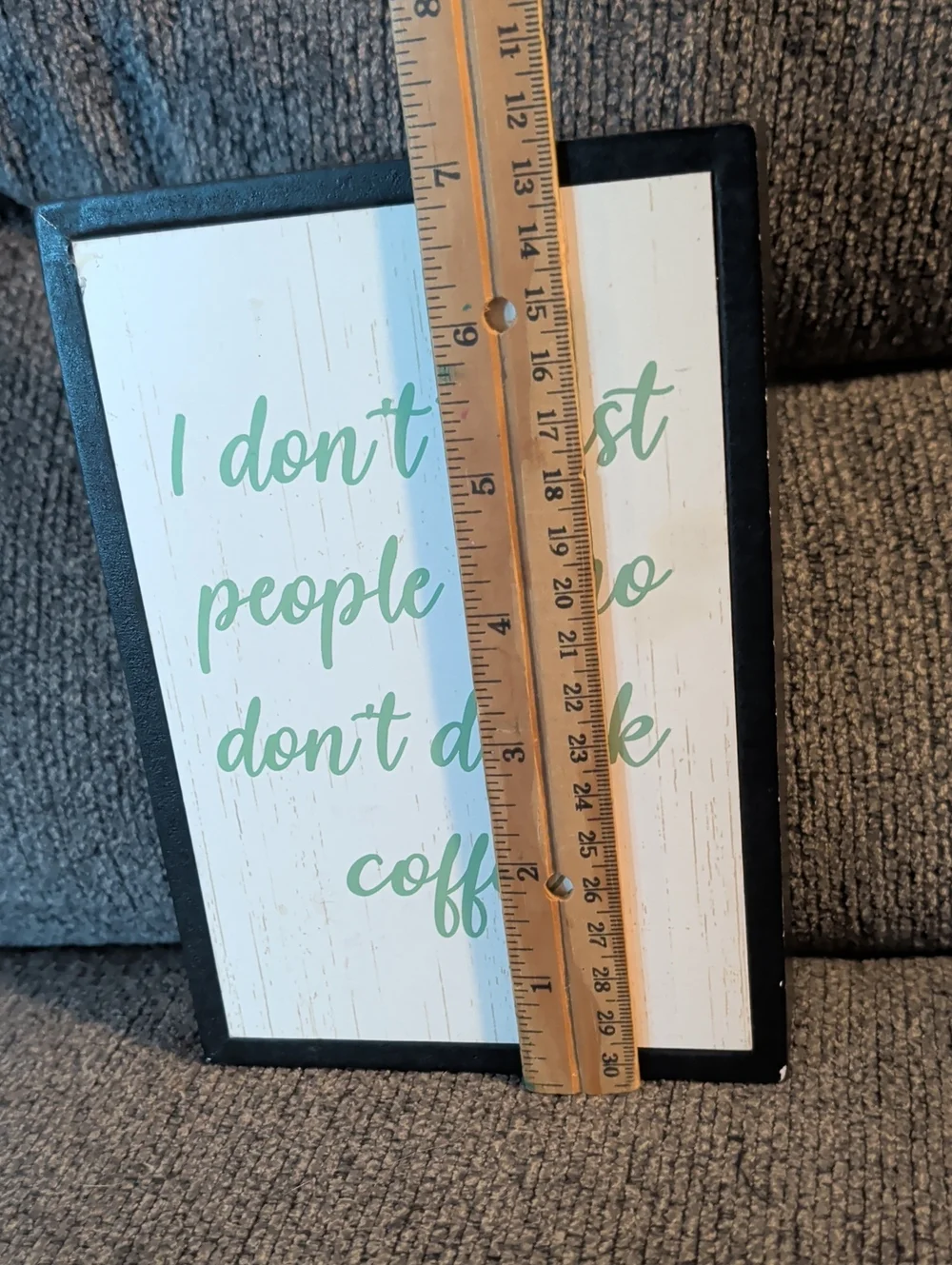 Novelty Wood Sign - Reversible